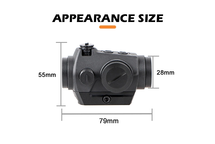 Compact Tactical Airsoft Telescopes Hunting Red DOT Sight Waterproof Scope