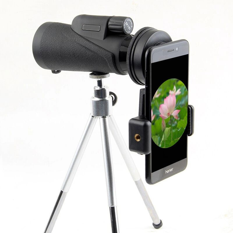 10*42 Outdoor Tactical Monocular Portable Mini Monocular Telescope Hunting Military Monocular Zooming Focu Green Film Binoculars