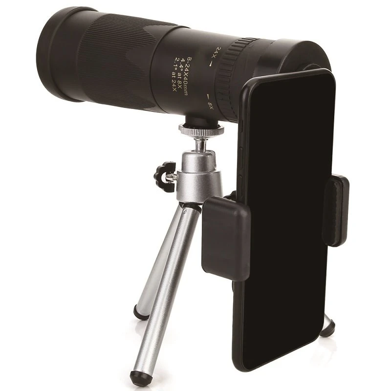 Adjustable Focal Length Monocular Phone Telescope