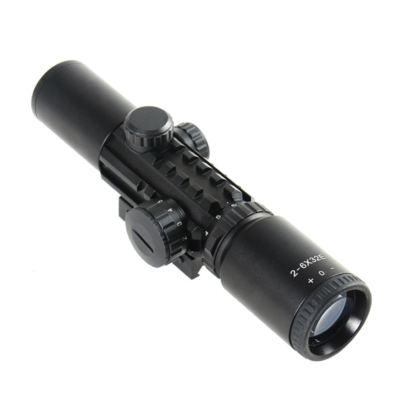 2-6X32e Range Finder Rifle Hunting Scope Monocular Telescope