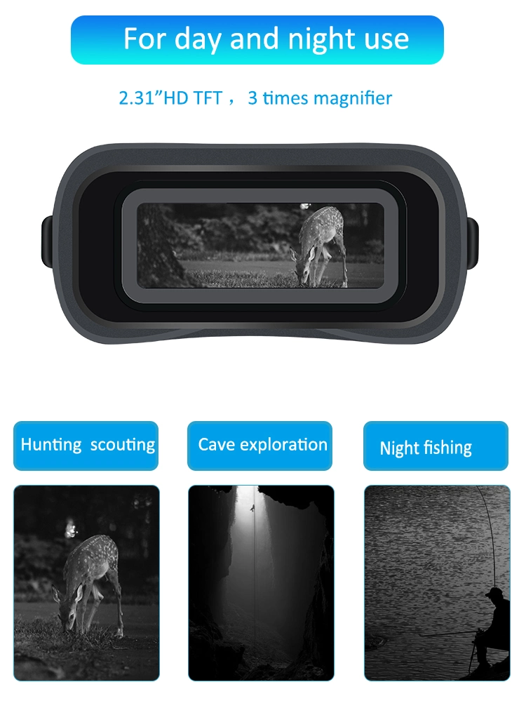 From 3 Meters to Infinity View Digital Zoom 4X Night Vision Infrared Binoculars