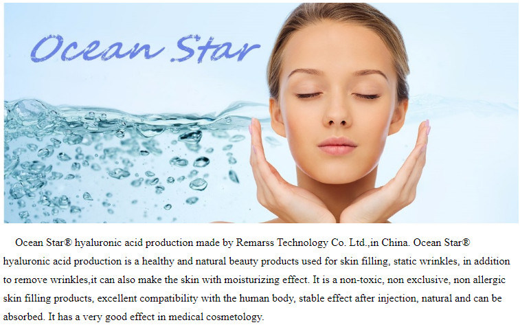 Ocean Star 100cc Hyaluronic Acid Dermal Filler to Breast Enhancement Injection /Chin Injection/Buttock Injection