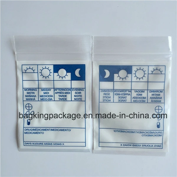 Drug Bag /Medicine Bag/ Zip Lock Medicine Bag /Pill Bag