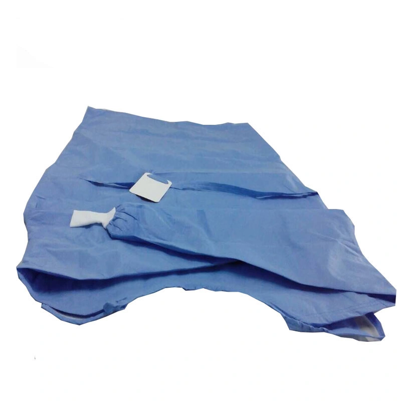 Sterile Non Woven SMS Surgical Gown Sterile Waterproof SMS Disposable