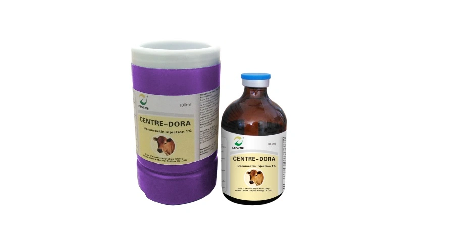 Veterinary Medicine 1% Doramectin Injection for Cattle Sheep Goat and Pigs
