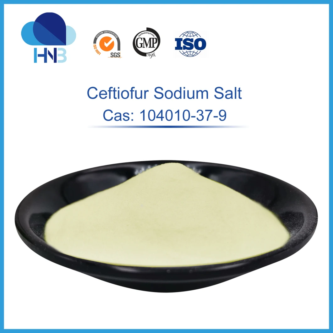 CAS: 104010-37-9 Ceftiofur Sodium Powder