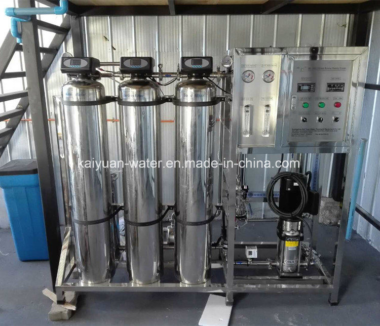 500L/H Reverse Osmosis/Osmose Inverse System/RO Drinking Water Treatment Plant with Water Softener