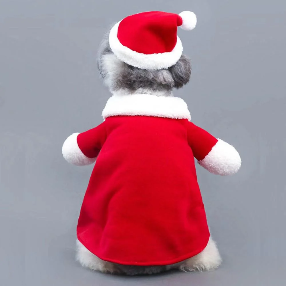 Dog Clothes New Pet Dog Christmas Santa Claus Style Transformed Coat Cat Dog Clothing