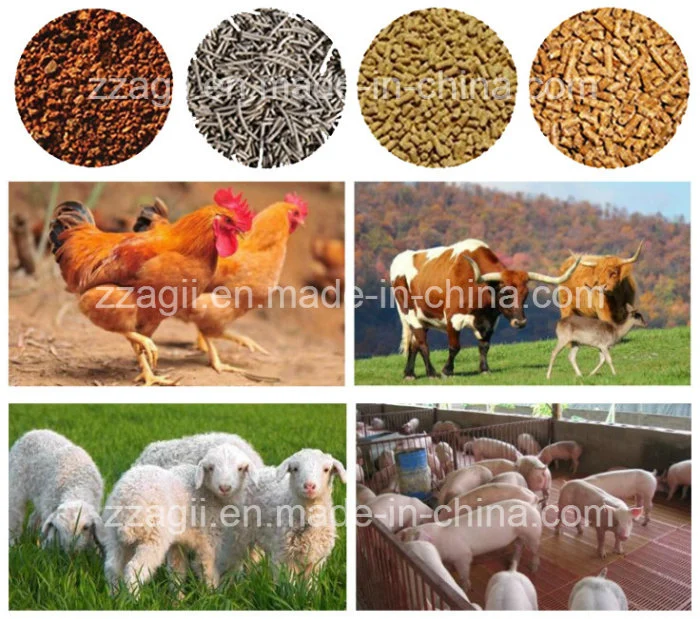 Factory Price Cattle Chicken Chicken Duck Pig Feed Pellet Production Line