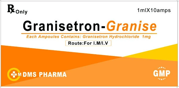 Granisetron Hydrochloride as an Antiemetic to Treat Nausea Human Medicine Injection
