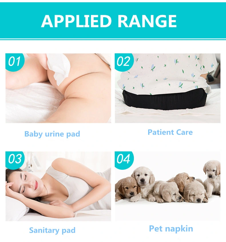 Wholesale 80 Pieces Luxury Packing Disposable Baby Care Pad for 0-6months Baby