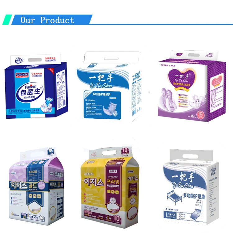 Disposable Diaper Type and Fluff Pulp Material Adult Diaper Nappy Pants Manufacturer in China