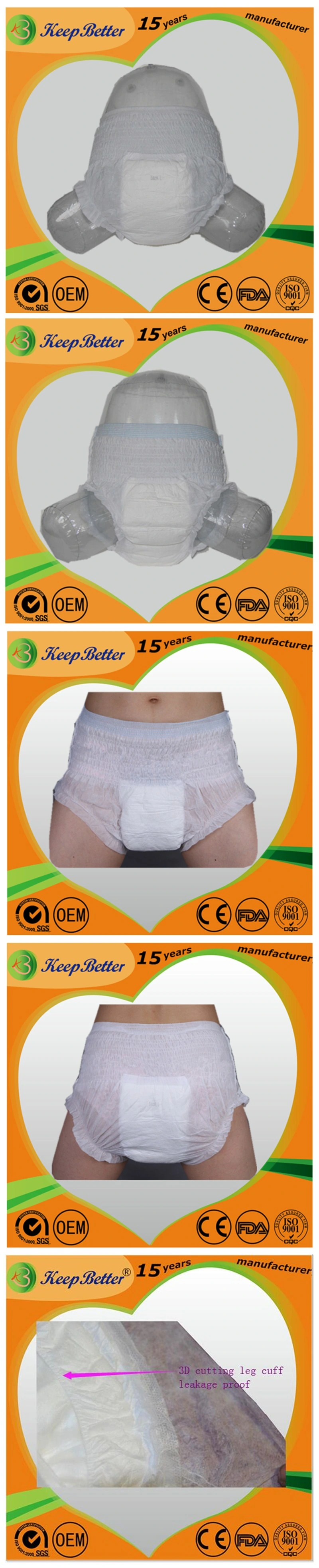 Overnight Disposable Incontinence Pants Underwear Adult Pull up Diapers Pull on Nappies