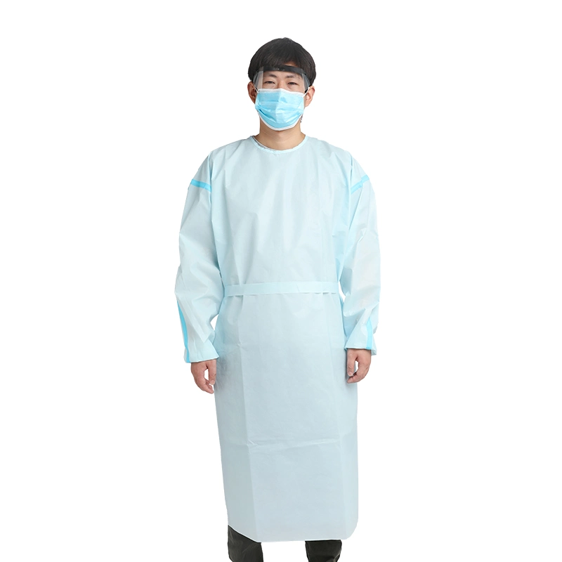 Medical Supply Disposable Coverall, Disposable SMS PP Surgical Isolation Gown, Protective Clothing Home Products Surgical Gown