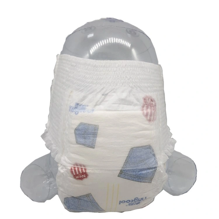 Custom Brand Fluff Pulp Material Baby Pants Diaper