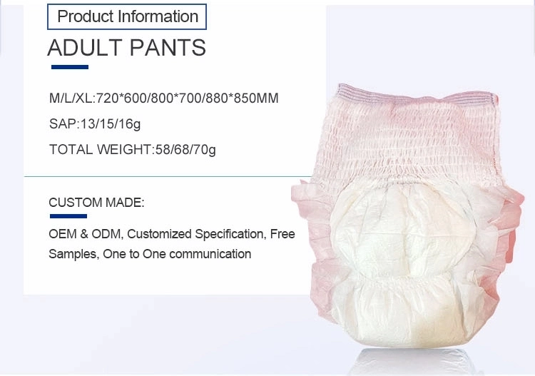 Cheap Price 3D Printing Anti-Leak Adult Diaper Pants