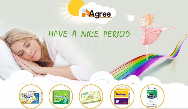 High Quality Feminine Hygiene Maxi Sanitary Towel Biodegradable Organic Cotton Sanitary Pad