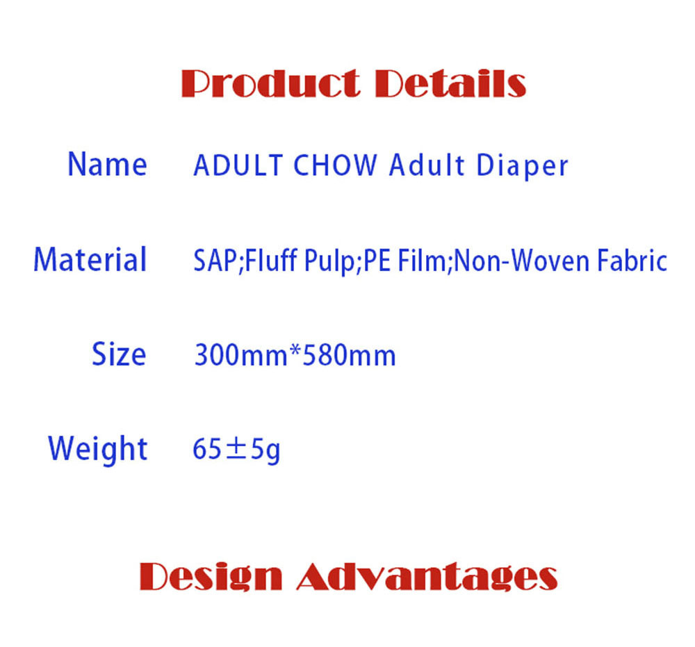 Manufacturer Chinese Factory  Adult  Breathable Fullness Pull up Panties  Diaper  Cheap Disposable