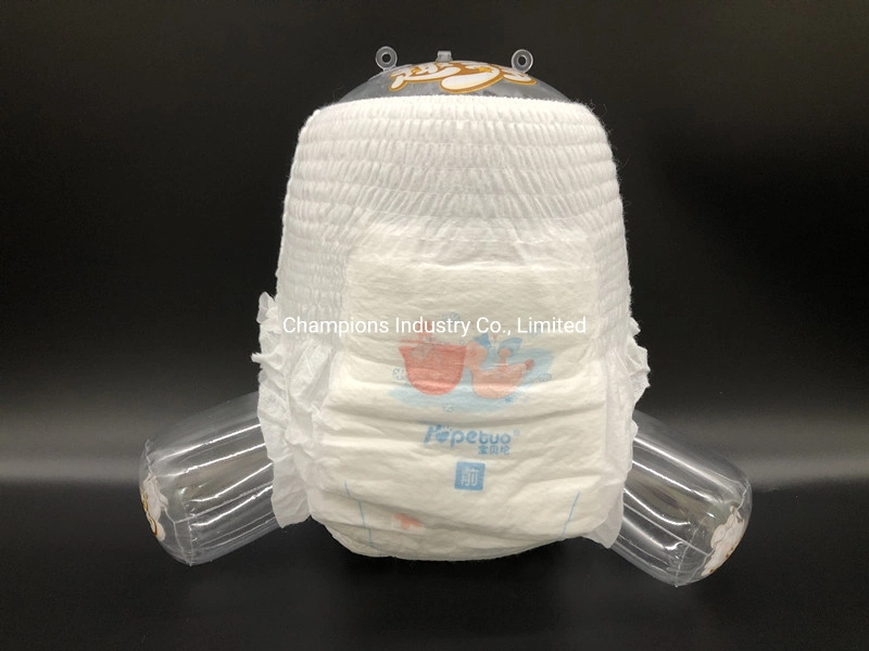 Disposable B Grade Dry Surface Elastic Waistband Pull up Diaper Baby Diapers Pants Wholesale