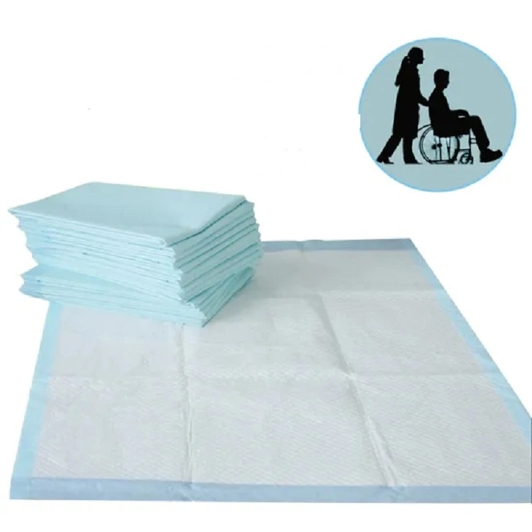 Incontinence Adult Under Pad Women Disposable Blue Underpad Sheet