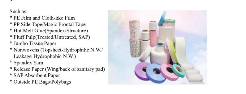 Fluff Pulp Type Disposable Baby Diaper Pant Dry Surface Absorption Baby Products