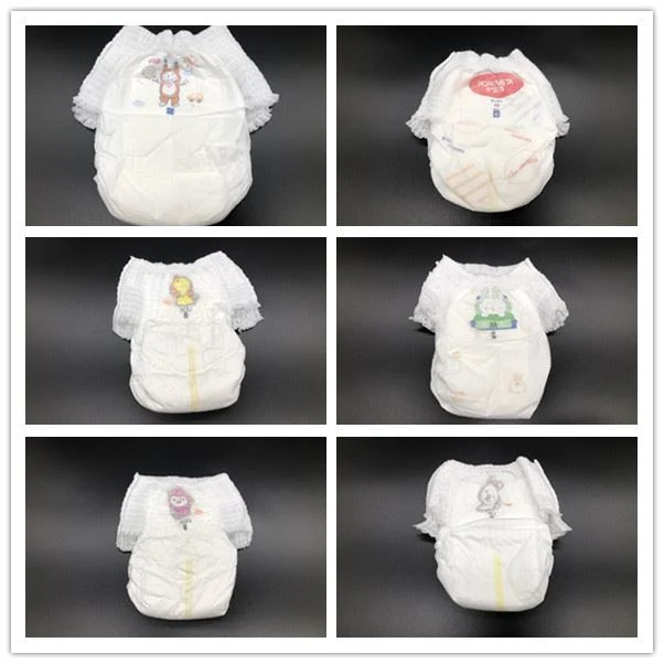 Baby Goods Fluff Pulp Type Pull up Diaper Pants Disposable Baby Training Pants