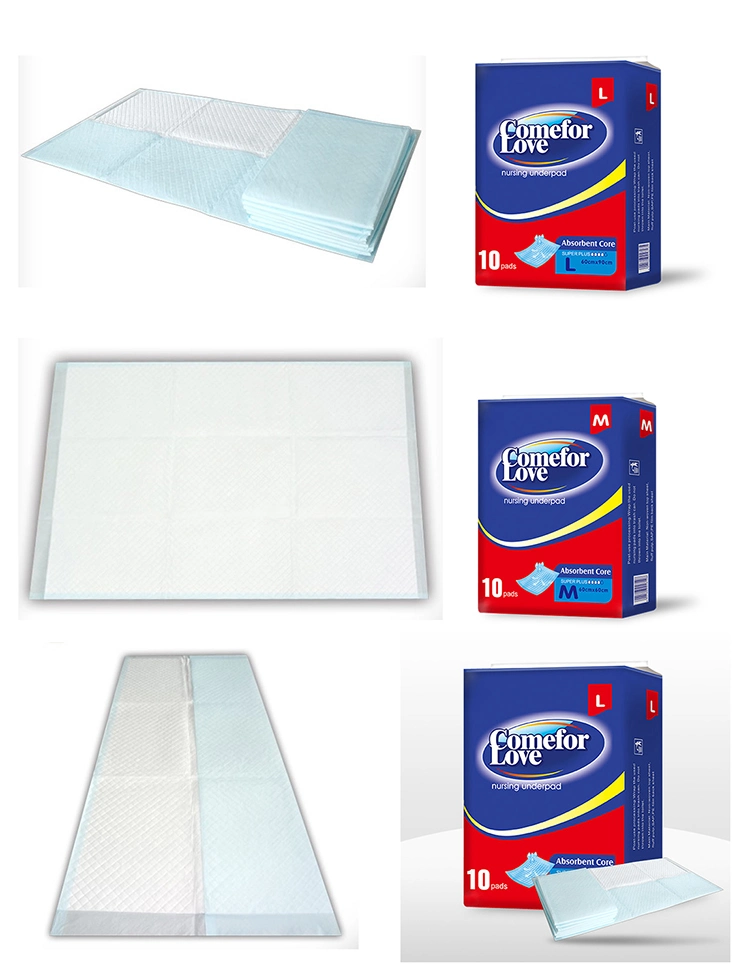 Comforlove Medical Hospital Use Disposable Nursing Underpad Dignity Sheet Nappies Diapers Adult Incontinence Pads Mats