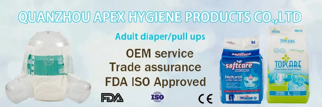 Diaper Factory Wholesale New Product Best Quality Leak Guard Disposable Adult Diaper in Bulk