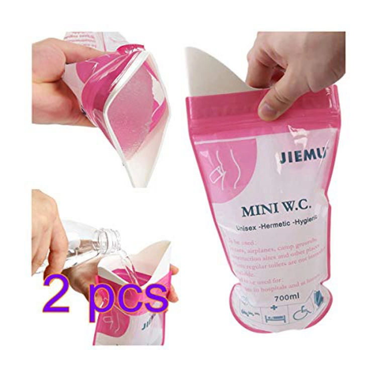 Disposable Travel Emergency Adult Urine Collection Urine Bag