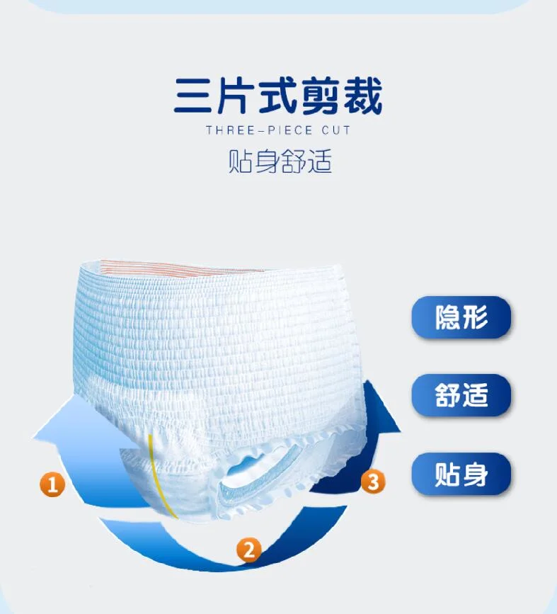 Good Quality High Absortant Sap Pull up Diaper for Adult Overnight Incontinence