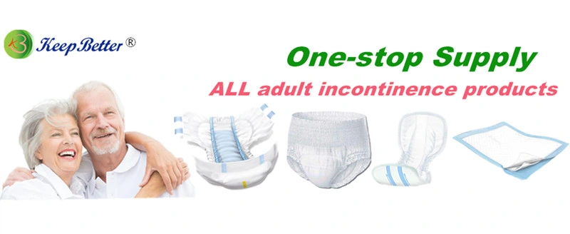 3D Leak Prevention Channel Adult Disposable Diaper Disposable Nappy Incontinence Briefs