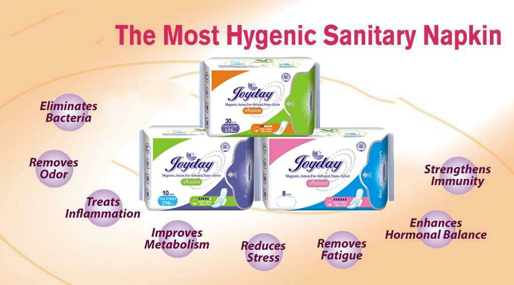 Extra Care Disposable Super Absorbent Anion Sanitary Napkin Pad Sna