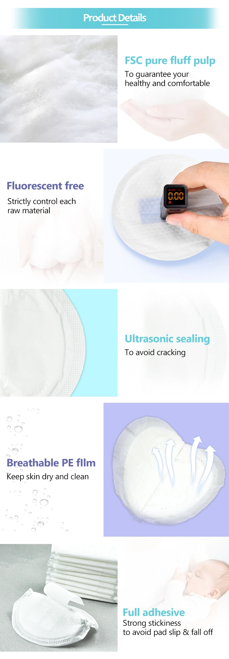 Mother Care Very Soft Disposable Non-Woven Nursing Breast Pad