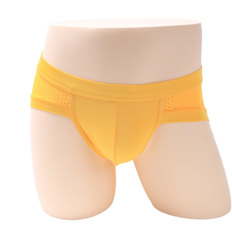 Plus Size Mesh Design Modal Male Underwear Men Brief Modal Underwear Elastic Boxershort Custom Men Underwear Boxer Brief Plus Size Male Underwear