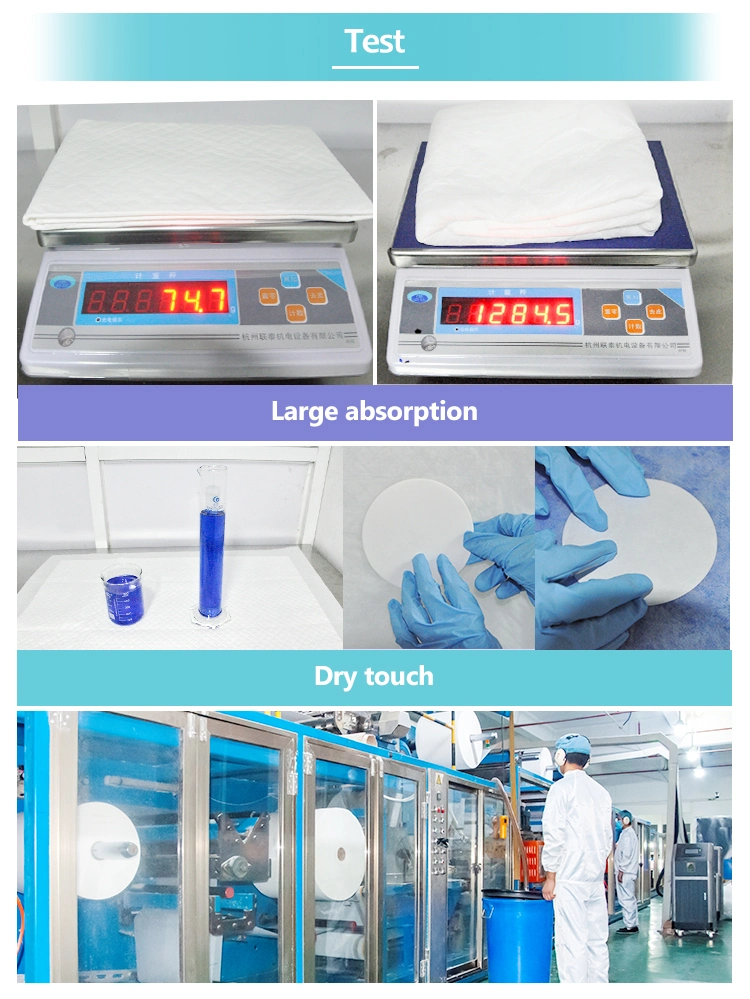 Very Soft Disposable China Manufacturer Nursing Waterproof Underpad Include Sap Changing Pads for Baby