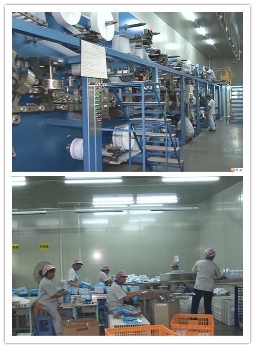 China Factory Clothlike Film Unisex Incontinent Sanitary Pad Antibacterial Adult Diaper