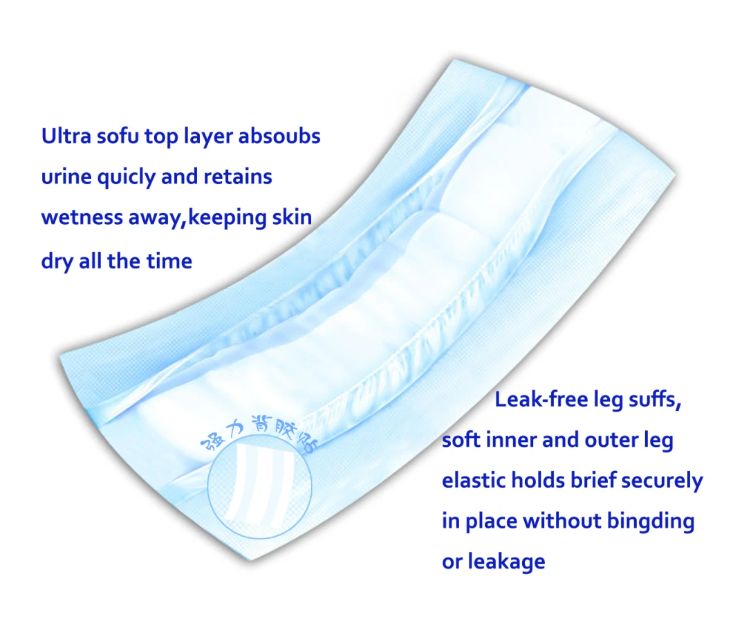 Economic Disposable Cheap Elderly Healthy Supplies Manufacturer Adult Nappy of 