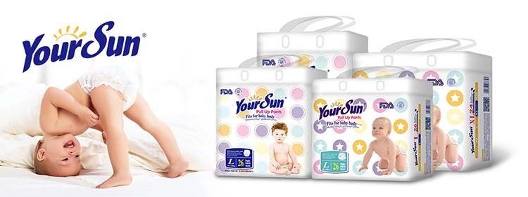 Dry Surface Ultra Absorbent Yokosun Merries Baby Disposable Diapers