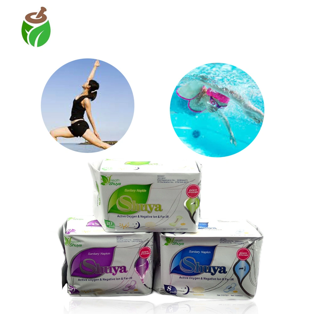 Breathable Sanitary Napkins Active Oxygen Negative Ion Sanitary Towel Pads