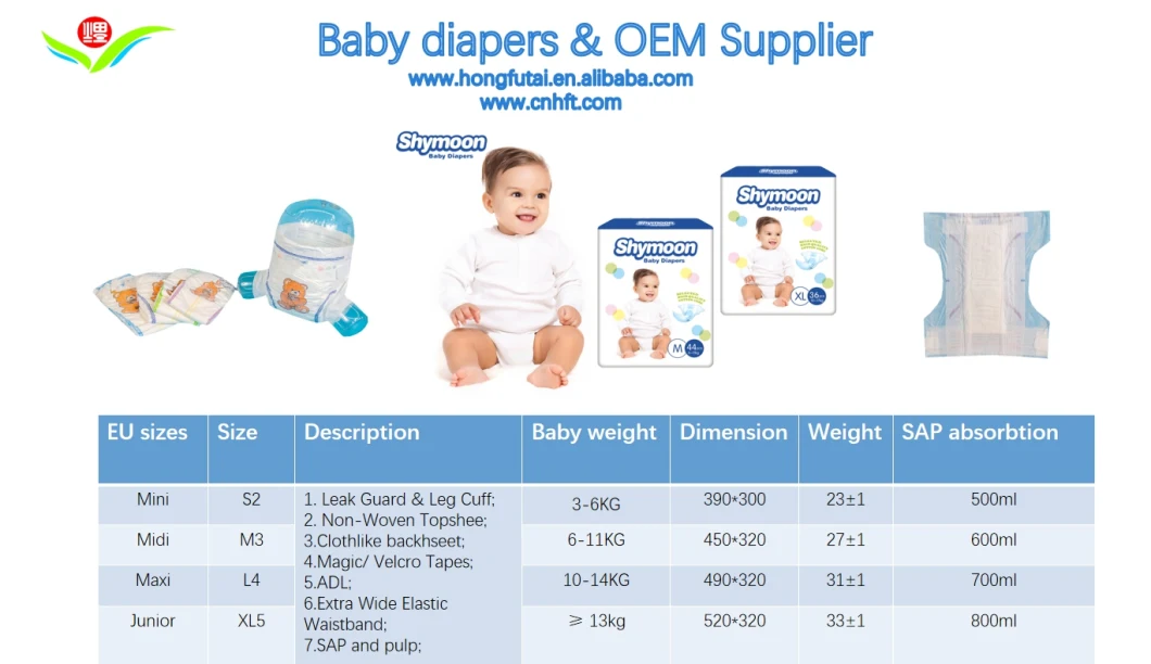Wholesale Diaper Cheap Baby Diaper Factory Grade a Diaper on Sale