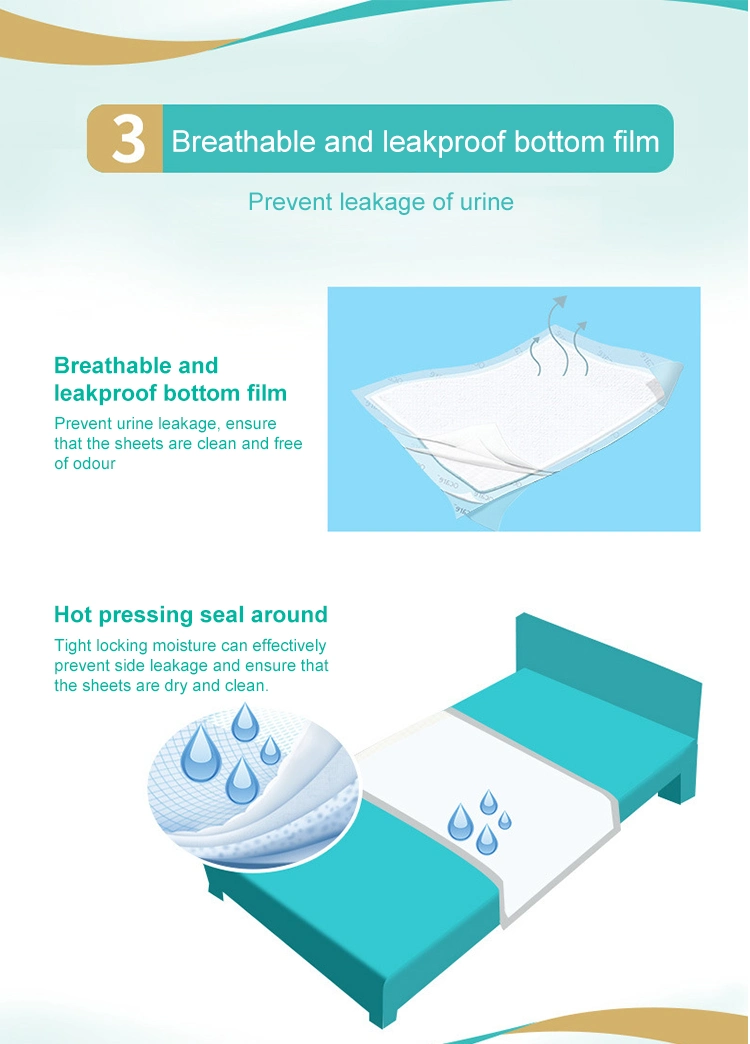 Good Quality Disposable Under Pad Adult Urine Nursing Pad for Hospital