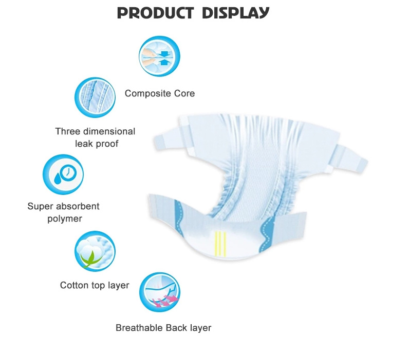 Wholesale Price Cotton Adult Diaper Manufacturer Adult Diaper Diaper Wholesale