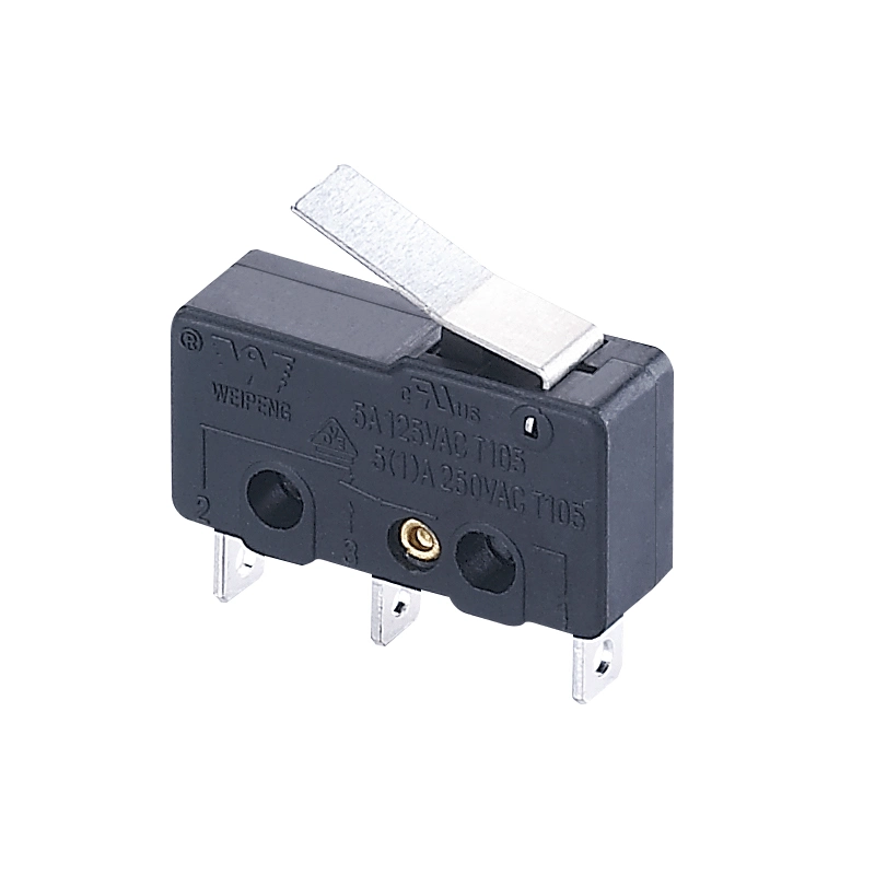 Factory Price Free Sample Sp-Dt 3 Pin Micro Switch 5A 125/250VAC with Black Shell