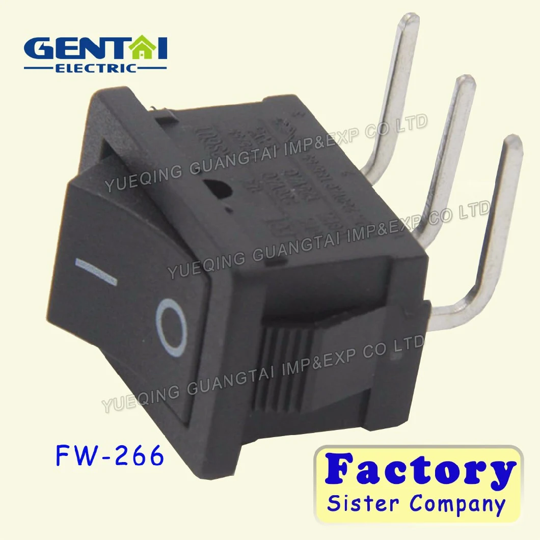 Security T85/T125/55 Bend Terminal 3 Pin Rocker Switch