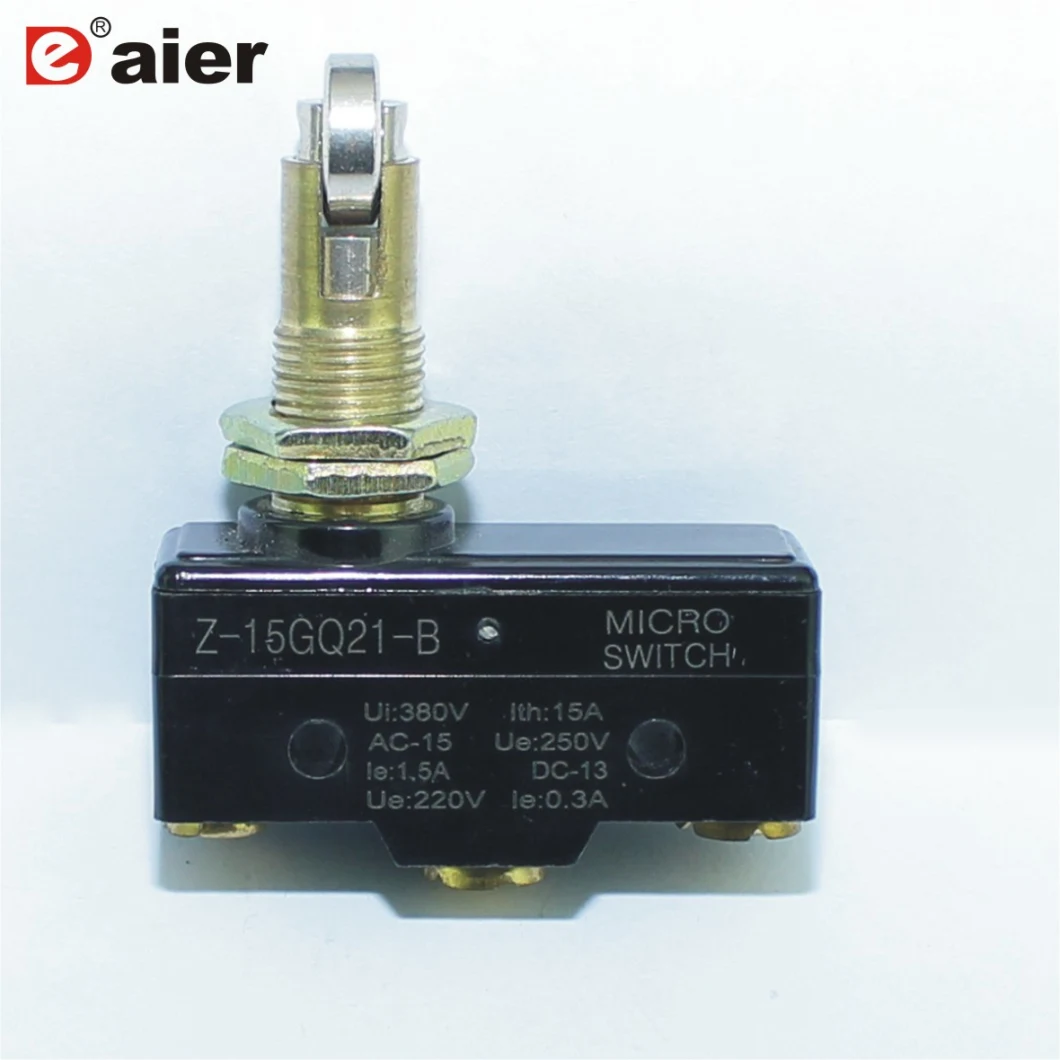 Z-15gq21-B Momentary Long Plunger 3 Pin Micro Switch 15A