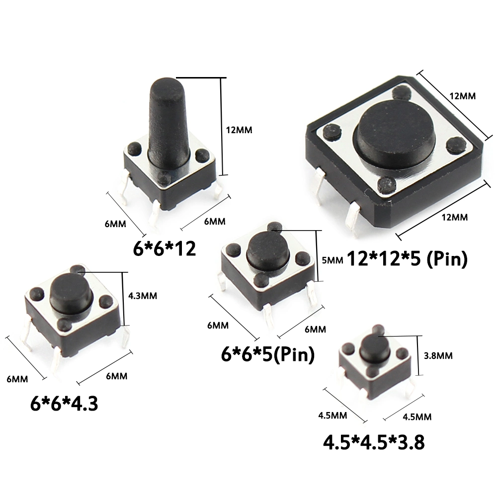 Micro Push Button Tact Switch Reset Mini Leaf Switch SMD DIP Push Button/Push Button Switch