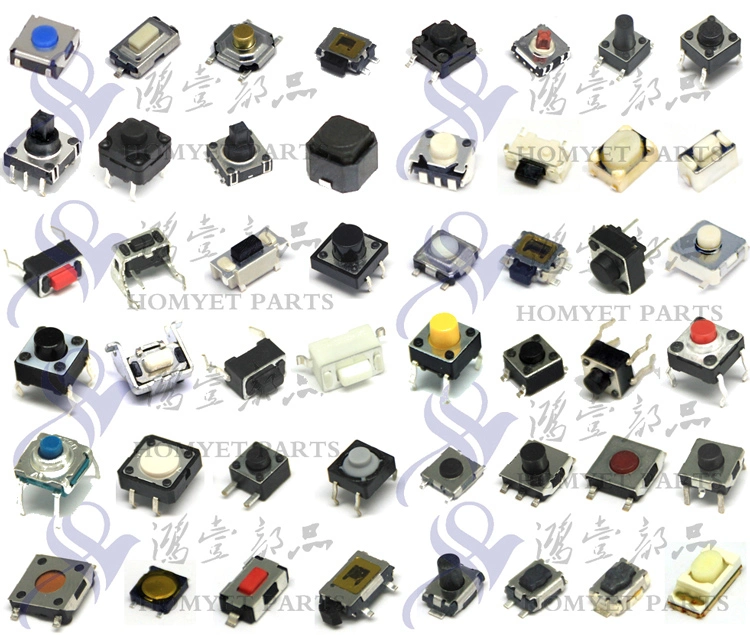 6 Pin on-off Pressed Tact Switch Push Button Switch with DIP Type