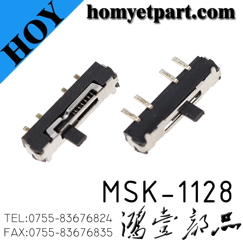 China Manufacturer Surface Mounting SMD Type Slide Switch/Micro Switch (MSK-1128)