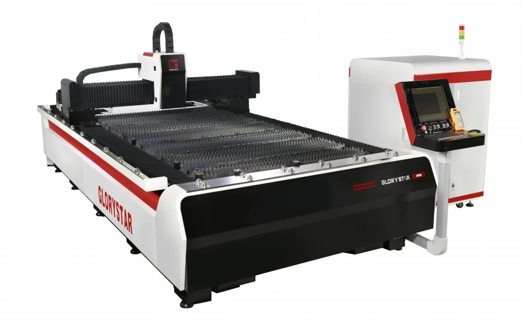 CNC Fiber Laser Cutting Machines on Metal Sheet China Supplier