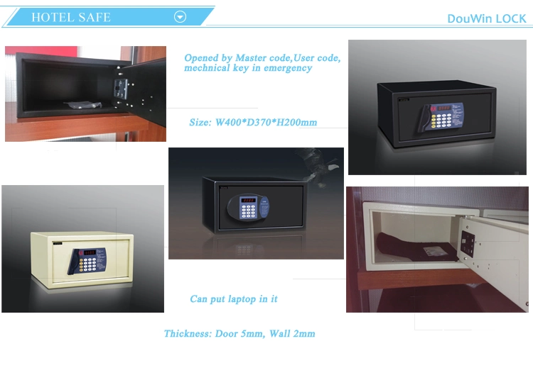 New Design Electronic Hotel Safe Box with Digital Passwords Lock